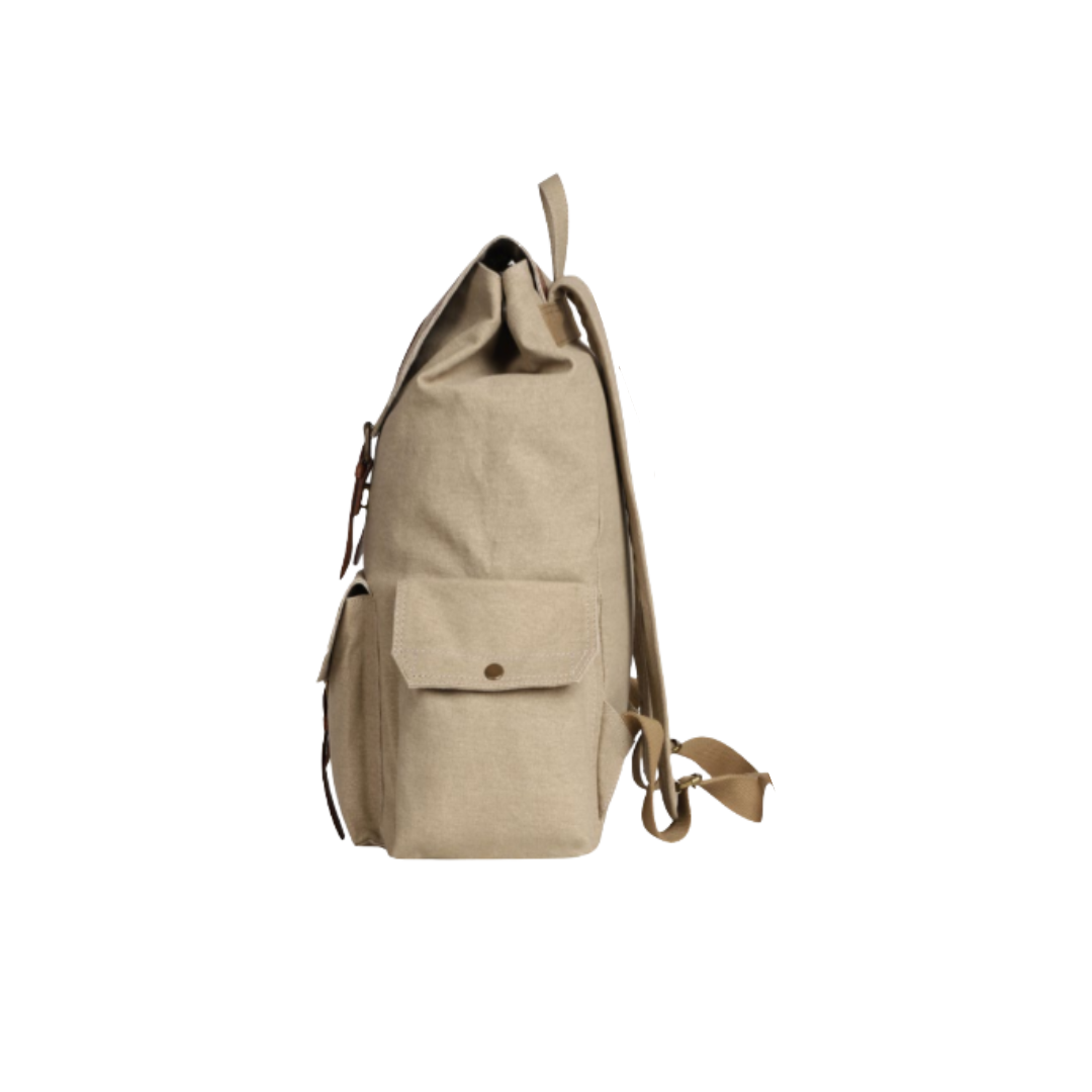 Mona B Beige Large Backpack