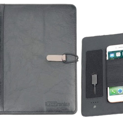 Power Wallet 10K Smart Organizer | in-built 10,000mAh Power bank | Diary