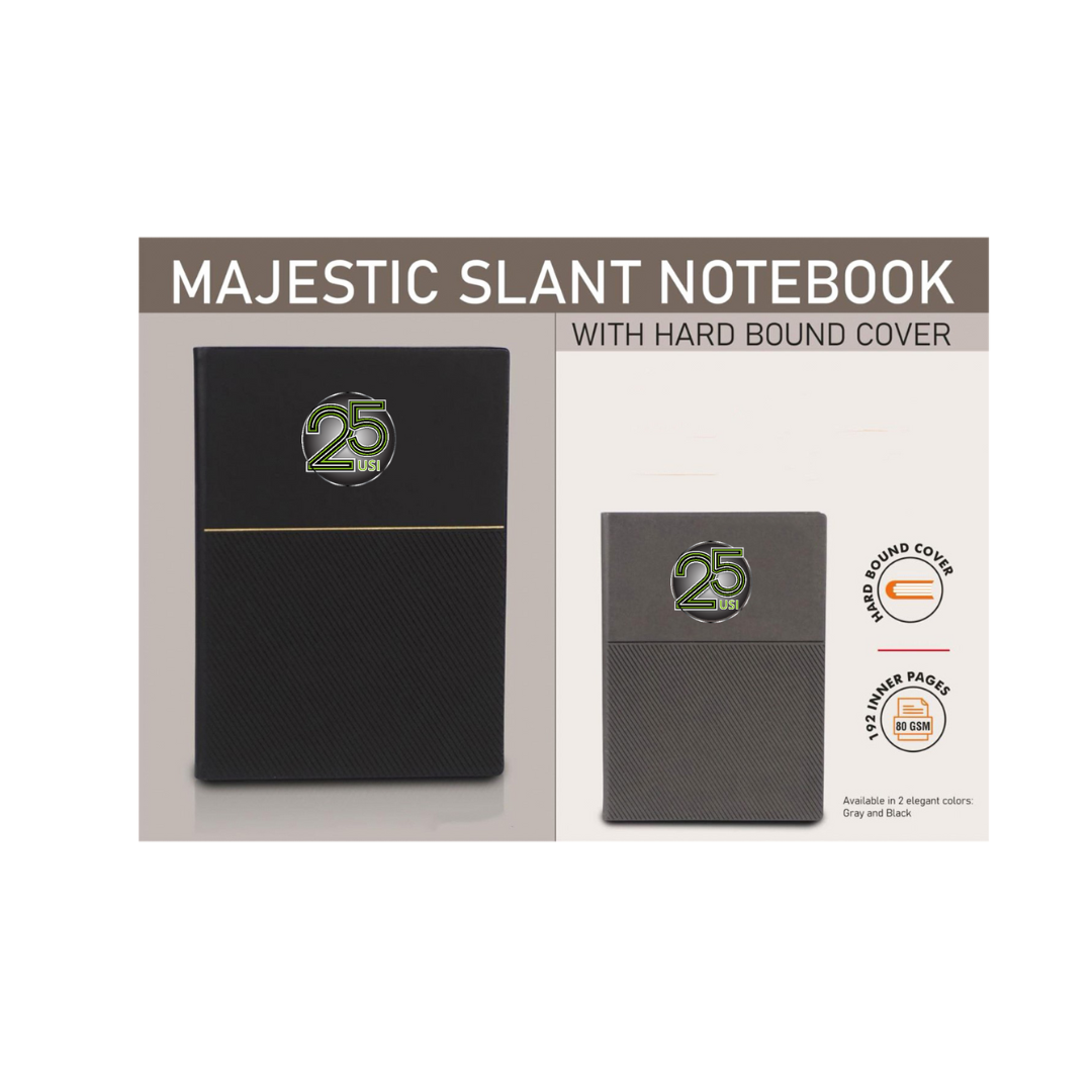 Majestic Slant Notebook Hard Bound Cover