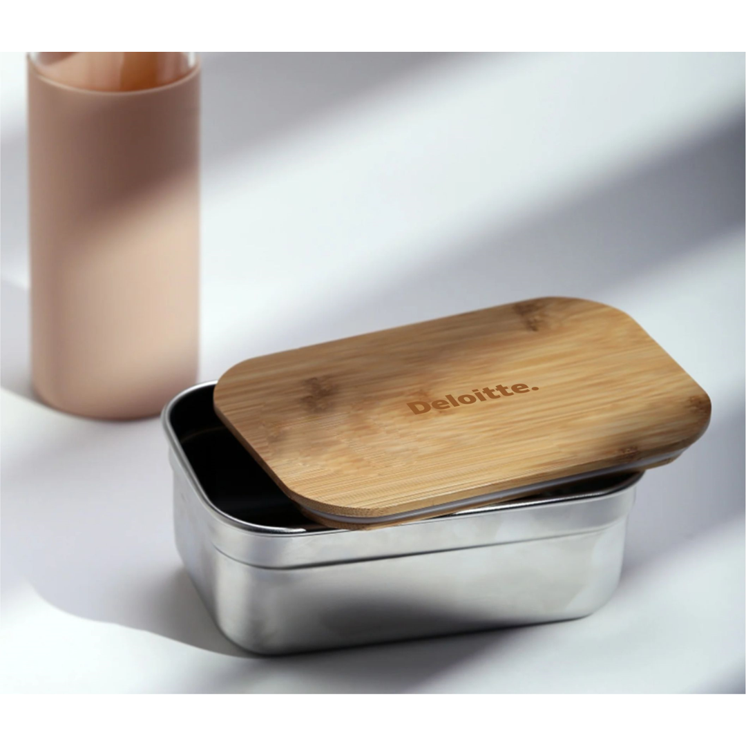 Bamboo Lid Stainless Steel | Lunch Box