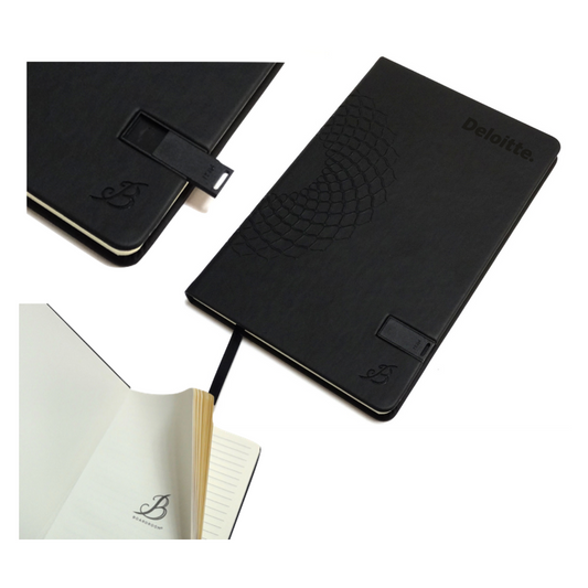 BOARDROOM Hardcover Notebook with USB