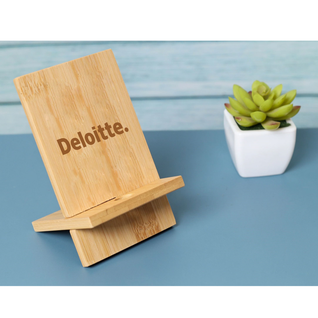 Bamboo Collapsible Mobile Stand