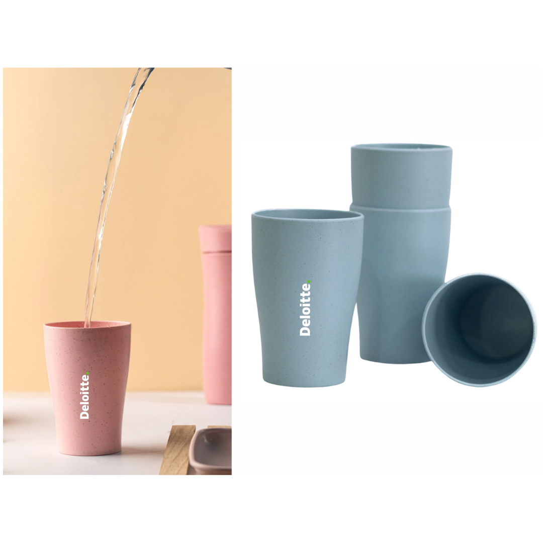 Wheat Straw Cups  | Set of 4