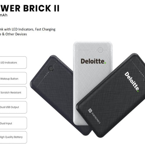 Power Brick II 10,000mAh Fast Charging Power Bank