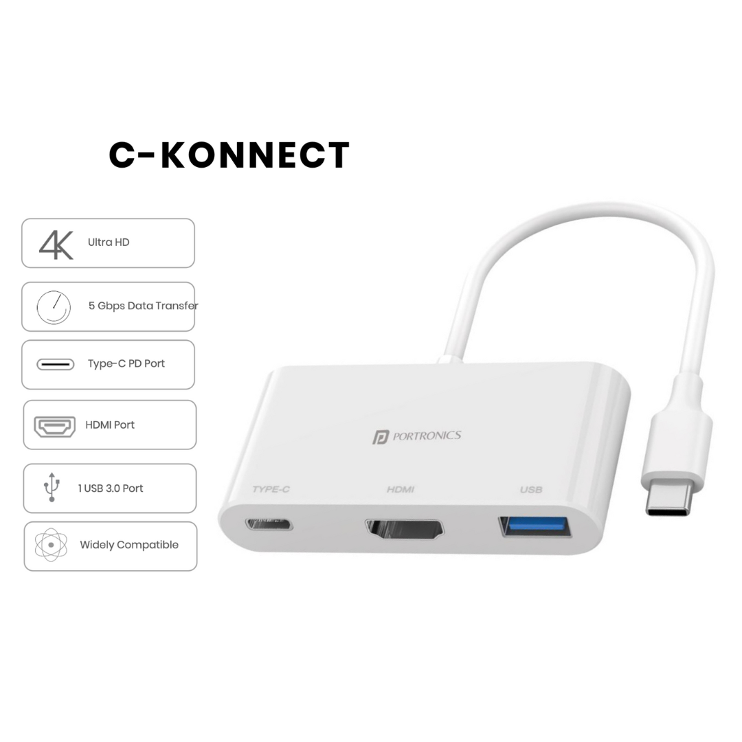 3-in-1 USB Type C Adapter