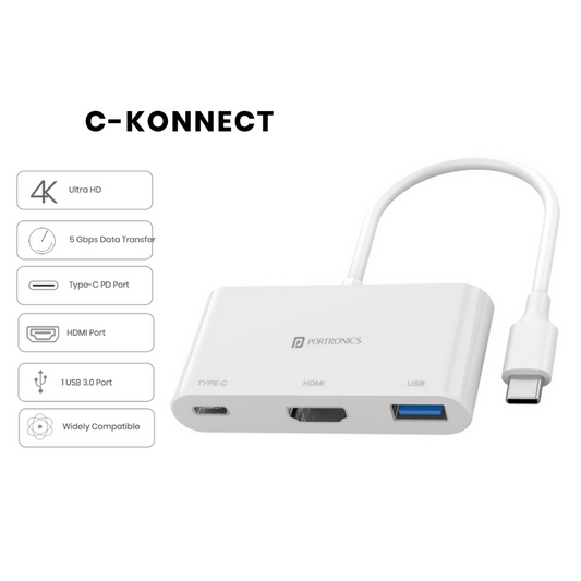 3-in-1 USB Type C Adapter