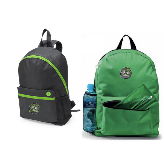 Two tone promotional backpack