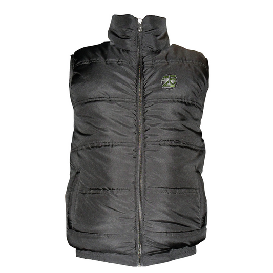 Padded Micro Sleeveless Jacket